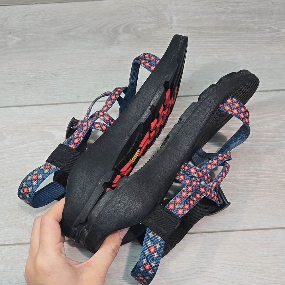 Chaco Women Outdoor Hikinig Vibram Sandals Shoes Sz 7 - Picture 8 of 11